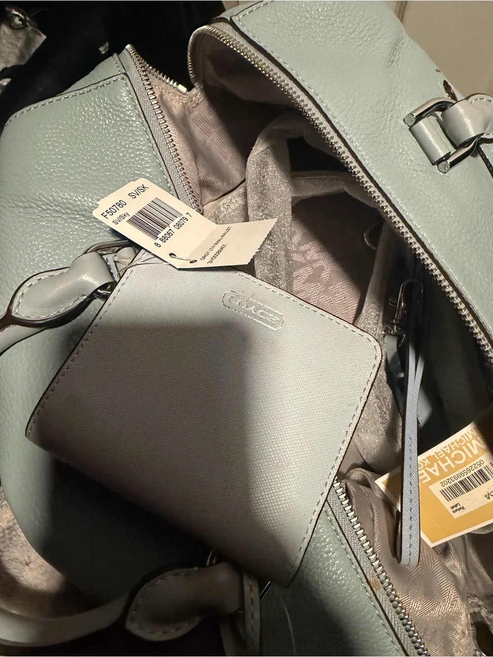 Micheal kors set bag +wallet